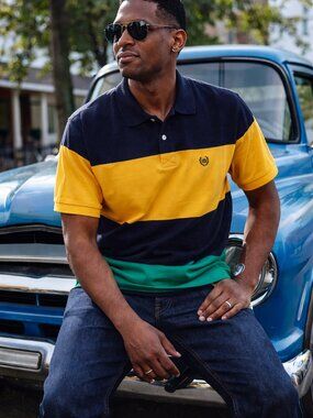 Vintage Chaps Ralph Lauren Color Block Polo
